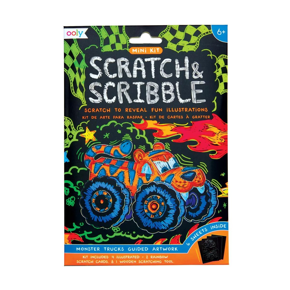Mini Scratch &amp; Scribble, Monster Truck