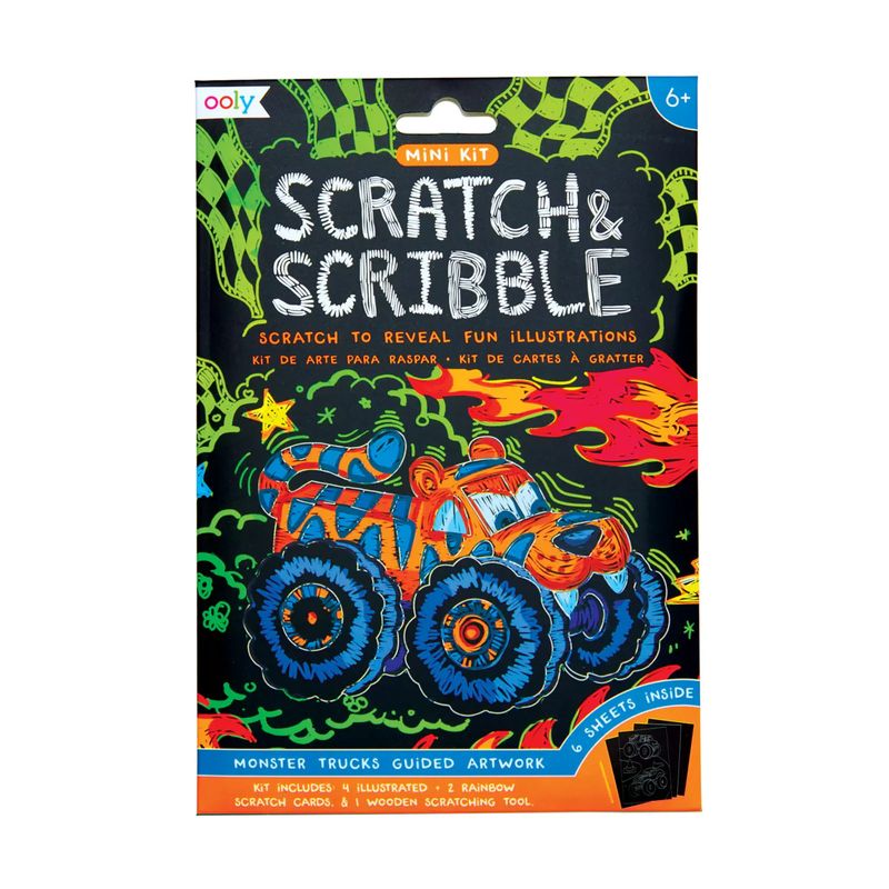 Mini Scratch &amp; Scribble, Monster Truck