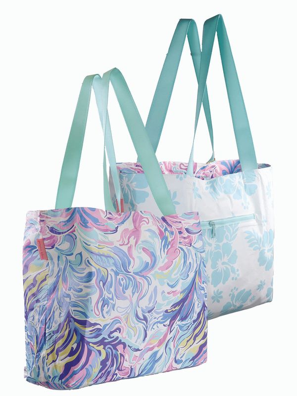 Reversible Tote, Splash-Watercolor