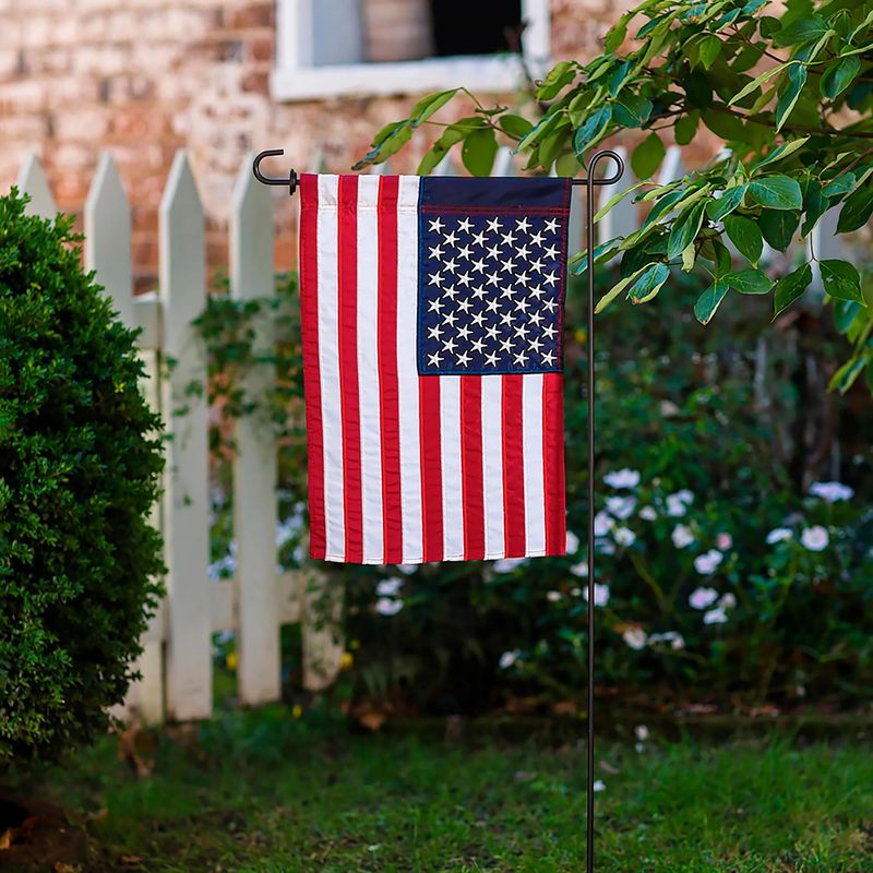 American Flag Garden Applique Flag