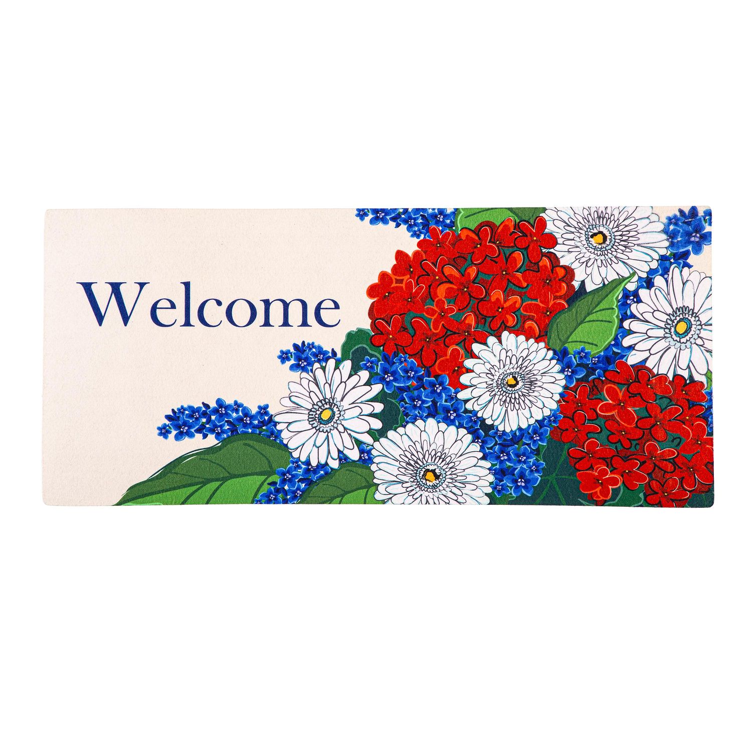 USA Patriotic Floral Welcome Sassafras Switch