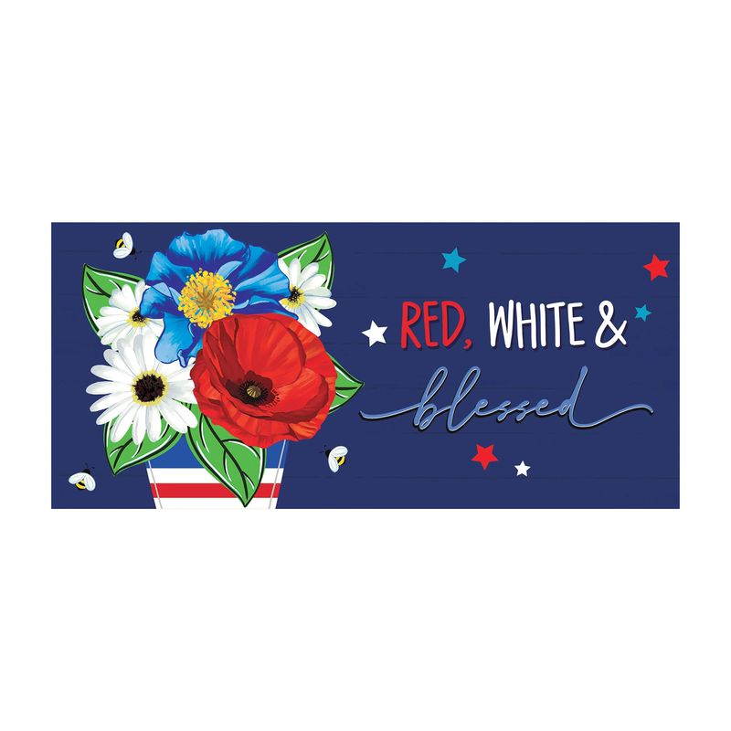 Red, White, &amp; Blue Blessed Sassafras Switch Mat