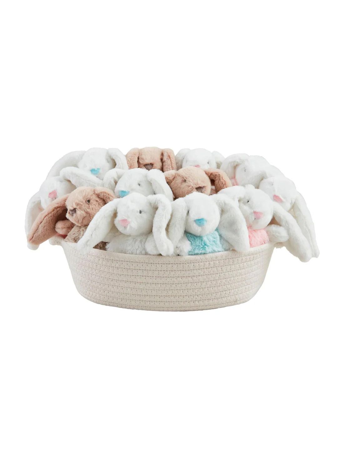 Bunny Pom Pom Rattle, Color: Blue