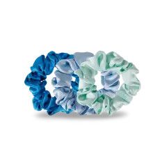 Blue My Mind Silk Scrunchies