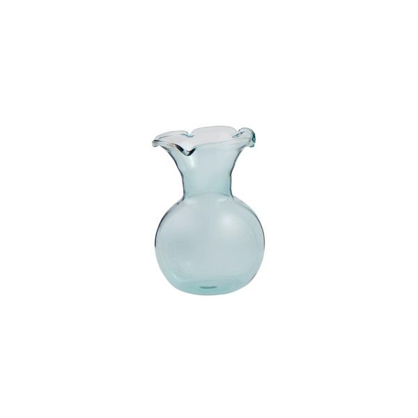 Blue Mini Ruffle Vase