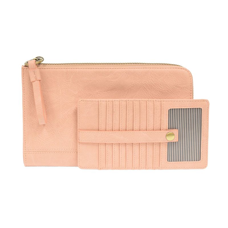 Karina Convertible Wristlet &amp; Wallet Petal Pink