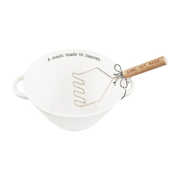 Circa Potato Bowl Set, &quot;Mash Made in Heaven&quot; SOLD