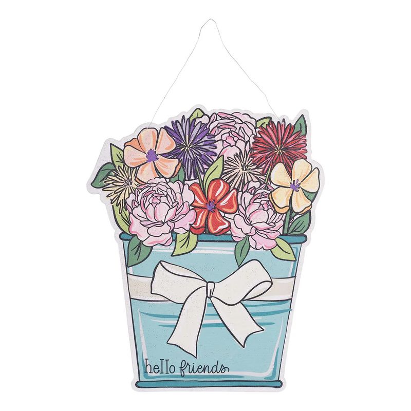 Reversible Burlee, July 4th Bucket/Hello Friends Flower Bucket