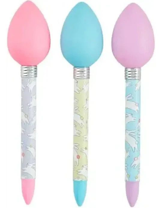 Blue Light Up Easter Pen