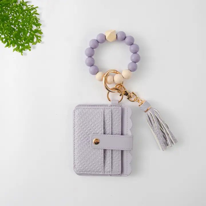Wallet Keychain, Purple