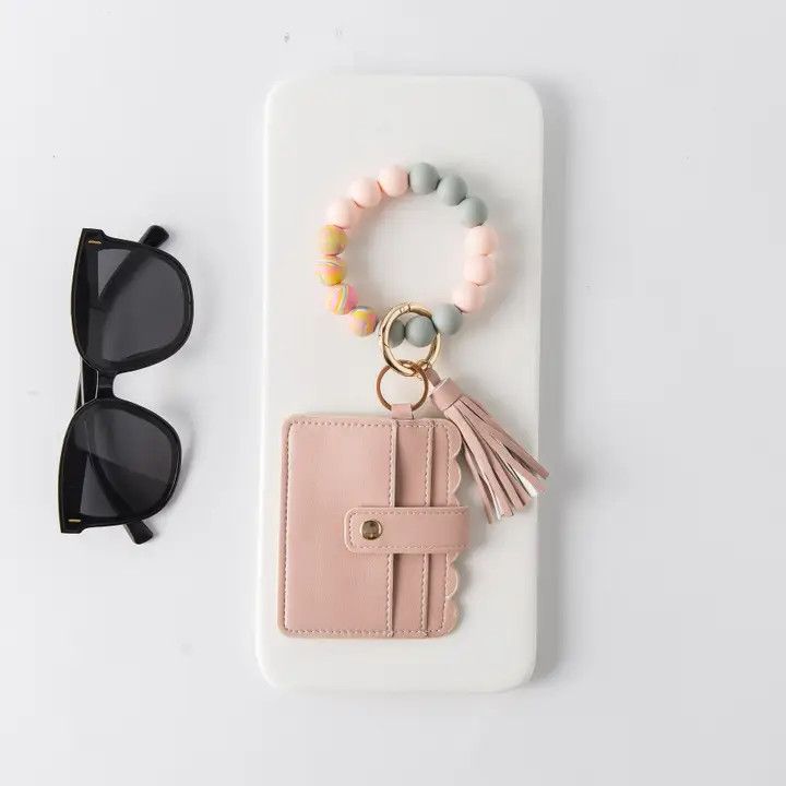 Keychain ID, Blush Pink