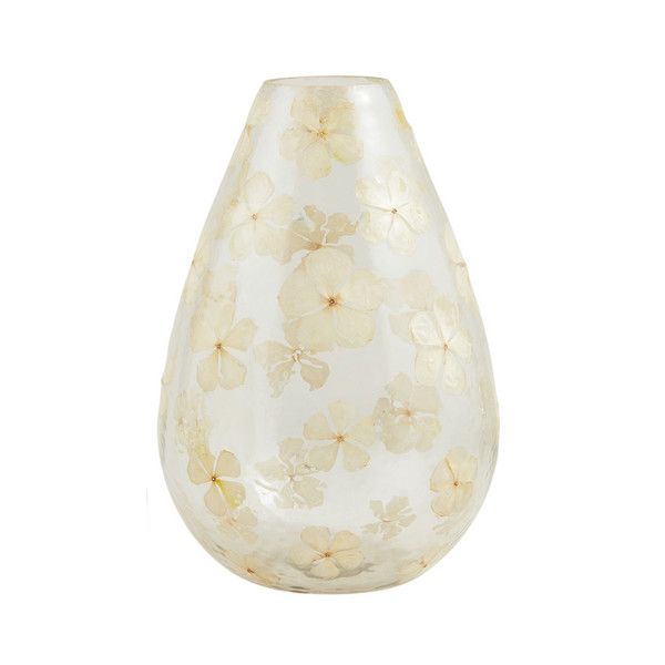 Large Pressed Flower Vase