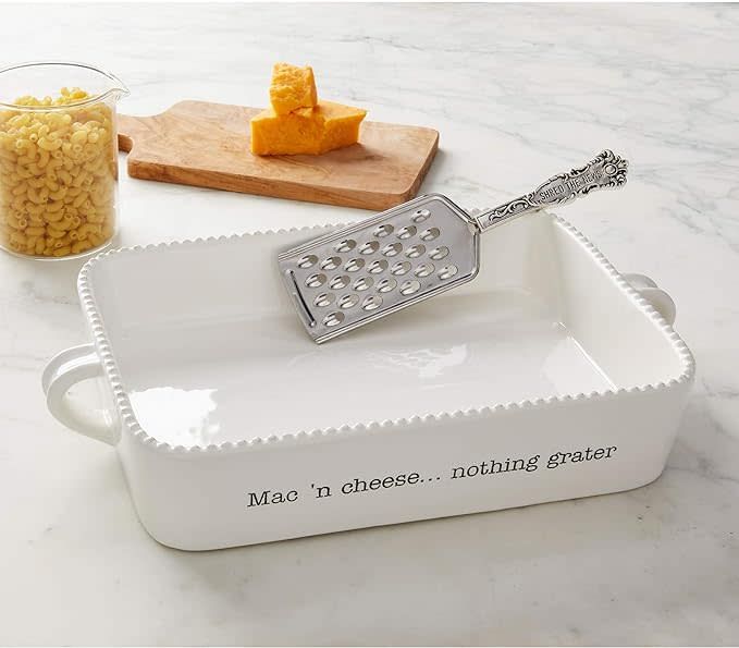 Circa Mac &amp; Cheese Dish Set, &quot;Nothing Grater&quot; SOLD