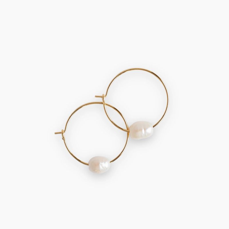 Intentions Earring, Pearl