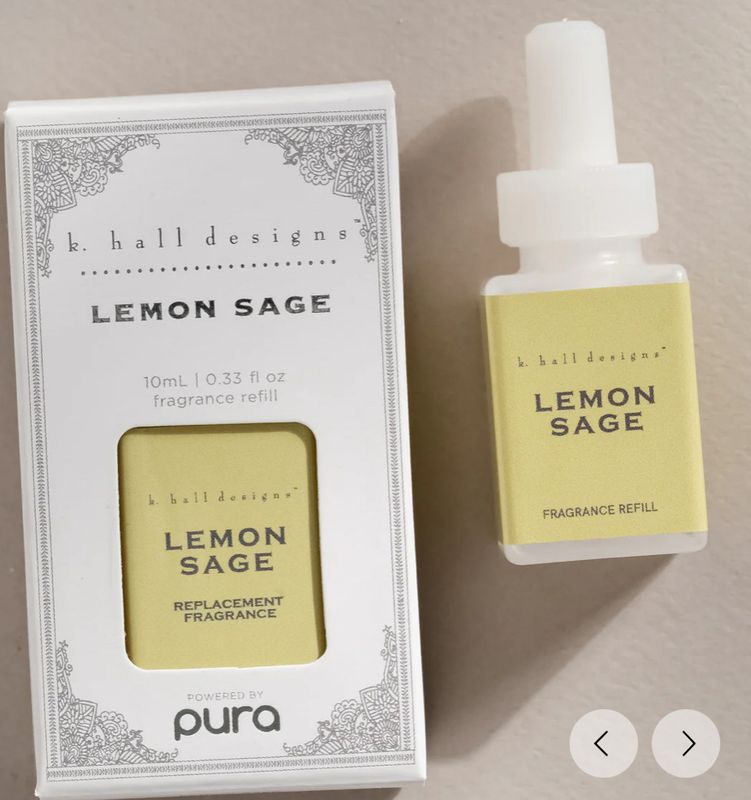 Smart Vial, Pura - K Hall Design Lemon Sage