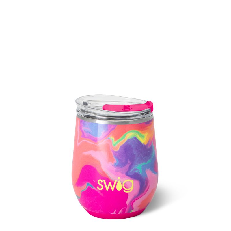 12oz Stemless Wine Cup, Candy Crush