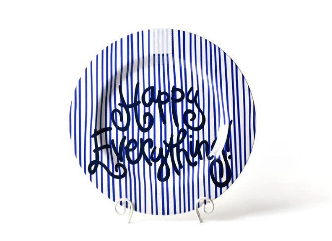 Big Platter Indigo Skinny Stripe