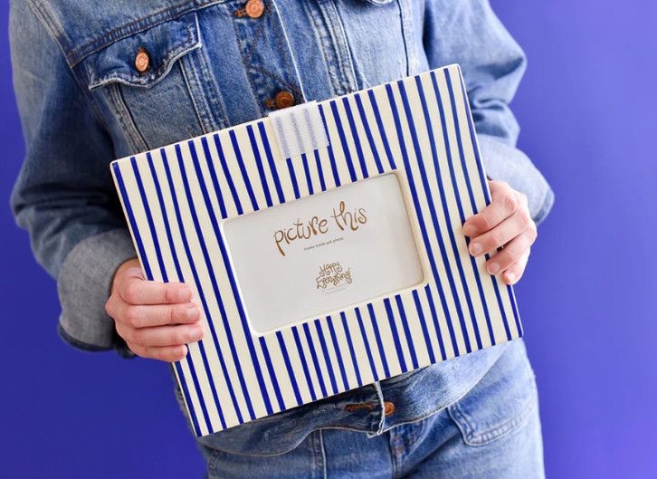 Mini 11 Frame Indigo Skinny Stripe
