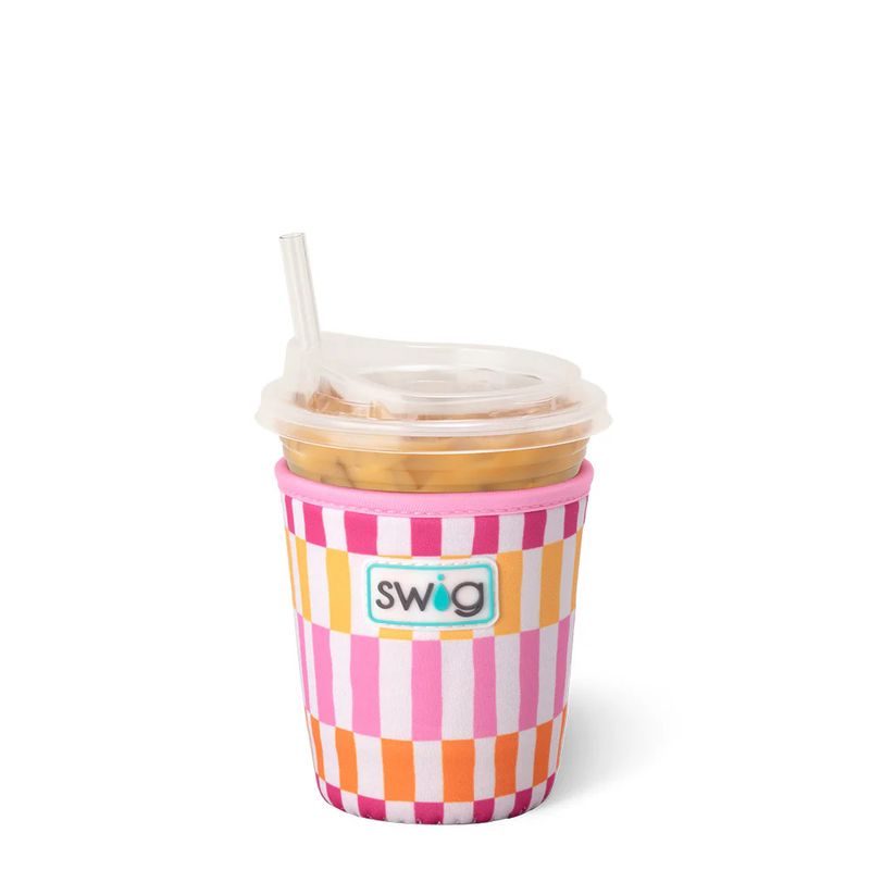 Small Iced Cup Coolie, Sherbet Stripe