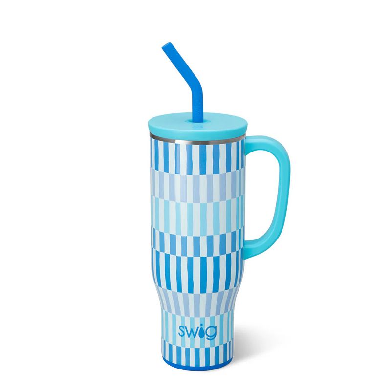 30oz Mega Mug, Glacier Stripe