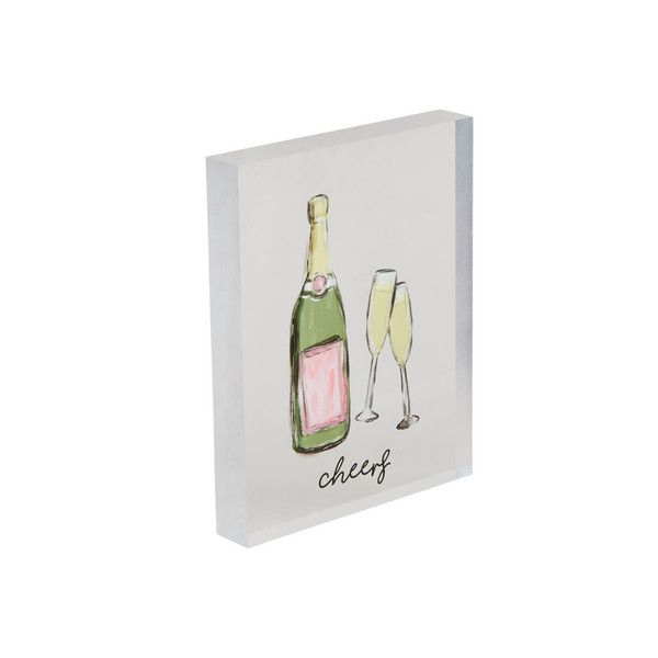 Cheers Acrylic Plaque