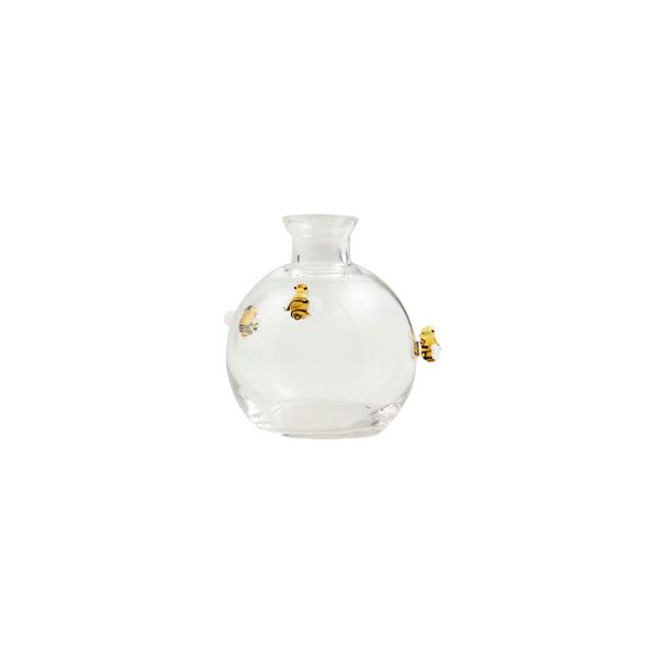 Bee Glass Inlay Vase