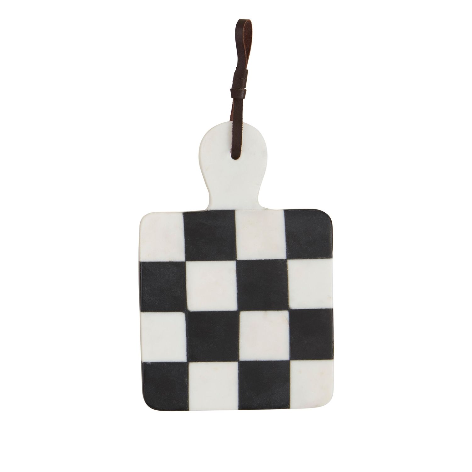 Square Black &amp; White Check Paddle Board