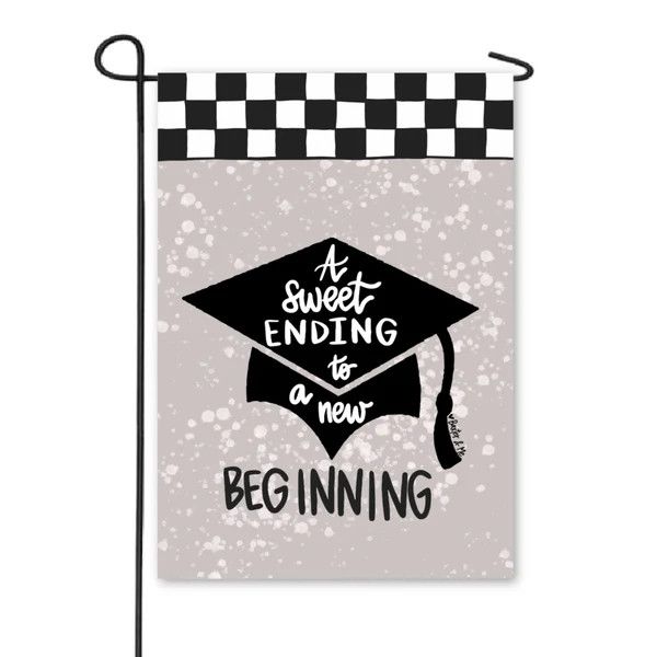 Garden Flag, Graduation New Beginning