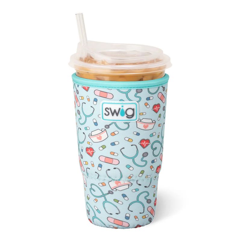 Large Iced Cup Coolie, Scrub Life