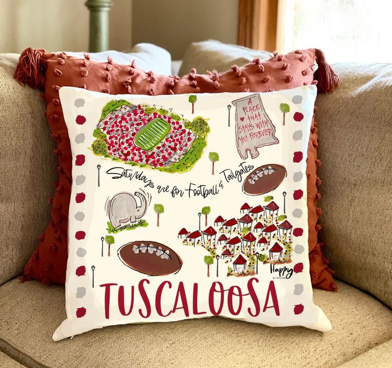Alabama Double Sided Pillow