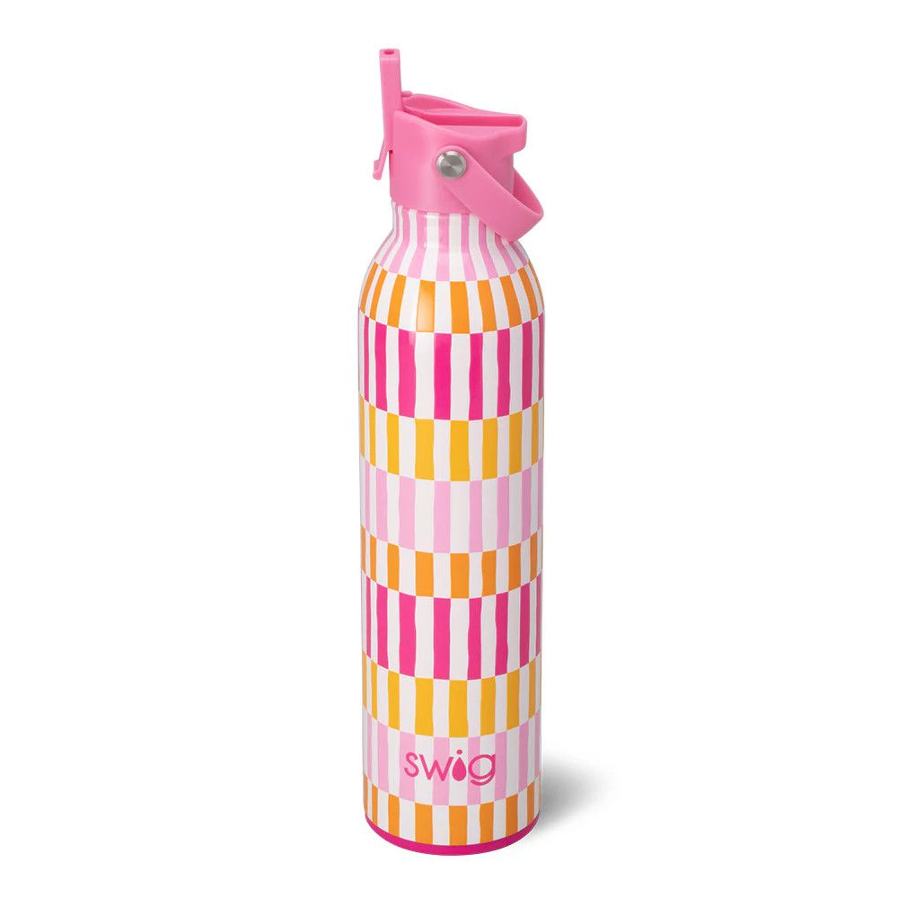 26oz Flip + Sip Bottle, Sherbet Stripe