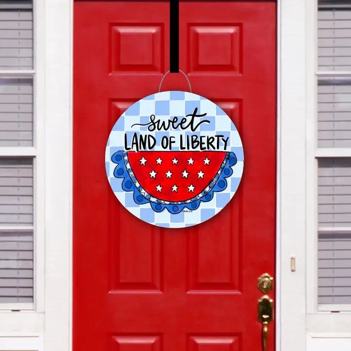 Door Hanger, Sweet Land of Liberty