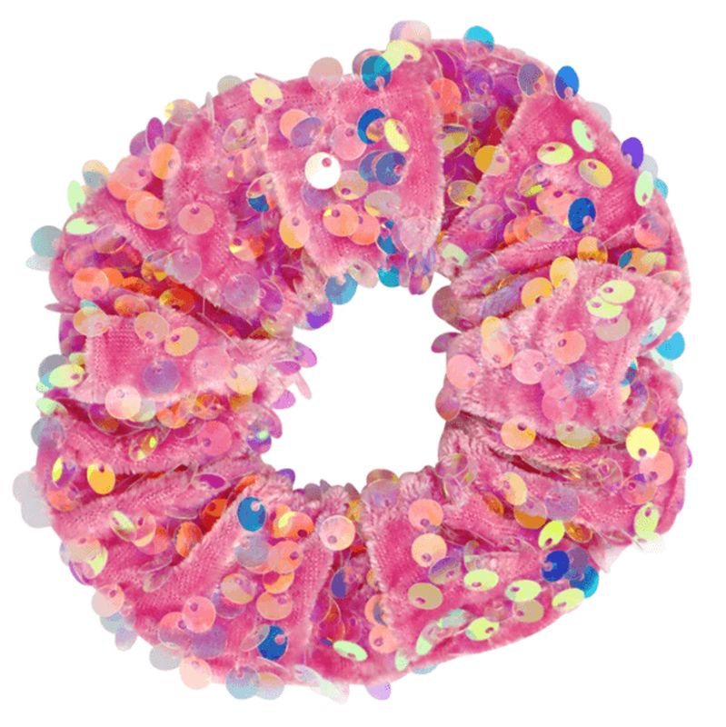 Sequin Velvet Hair Scrunchie