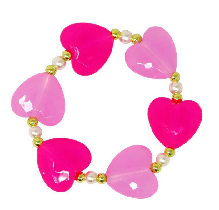 Ballet Heart and Pearl Bracelet
