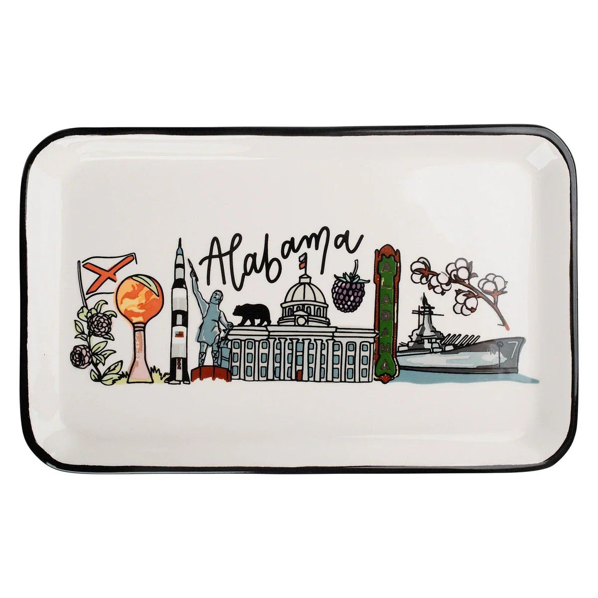 Trinket Tray, State of Alabama