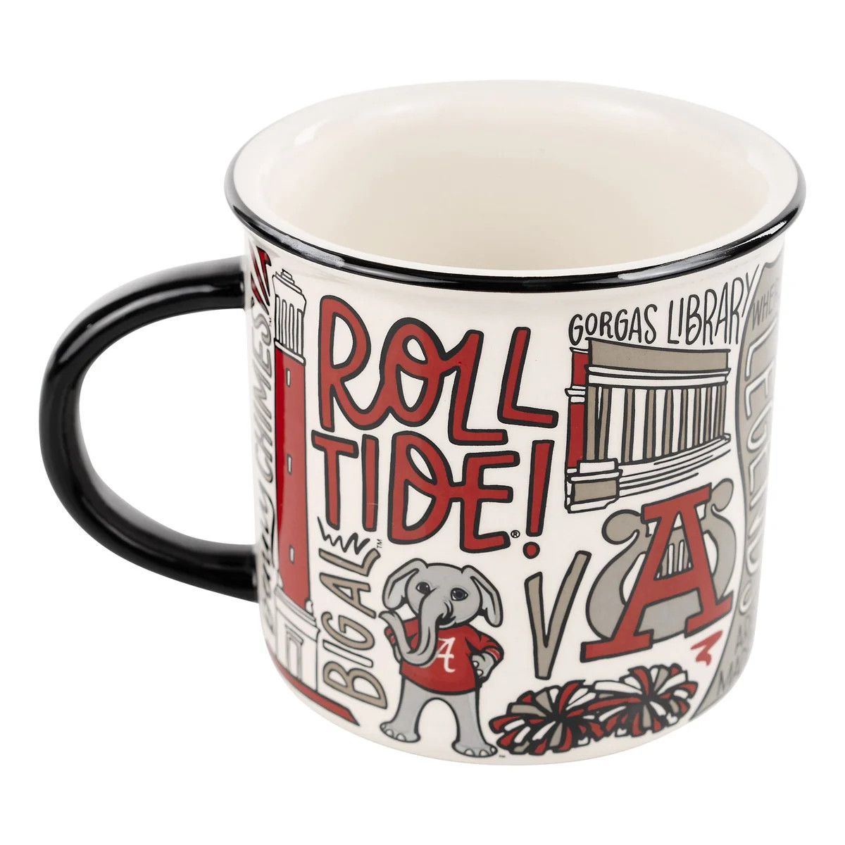 U of Alabama Collage Campfire Mug