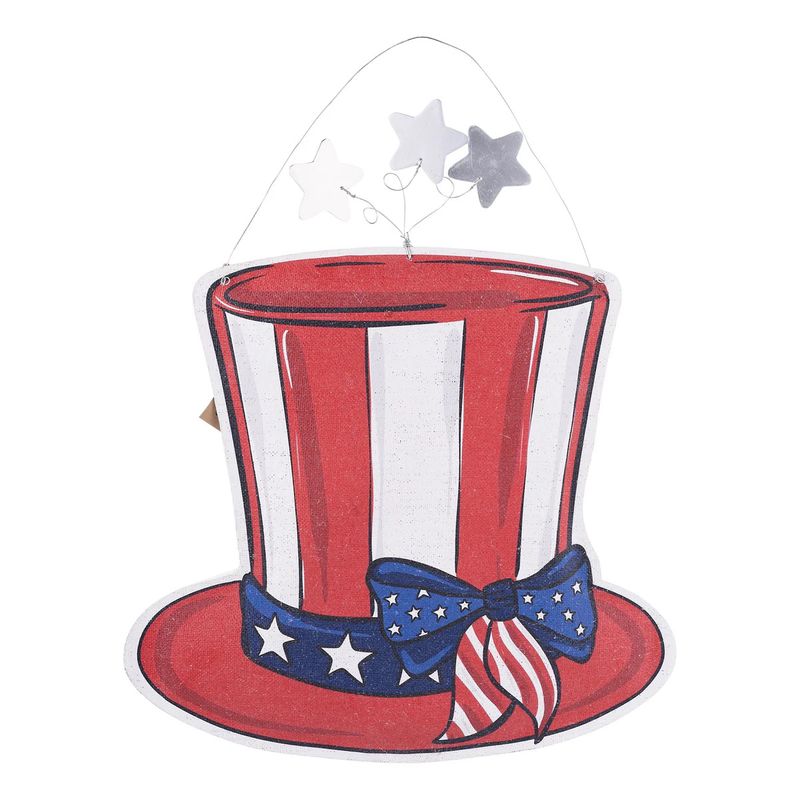 Reversible Burlee, Patriotic Hat/Happy New Year