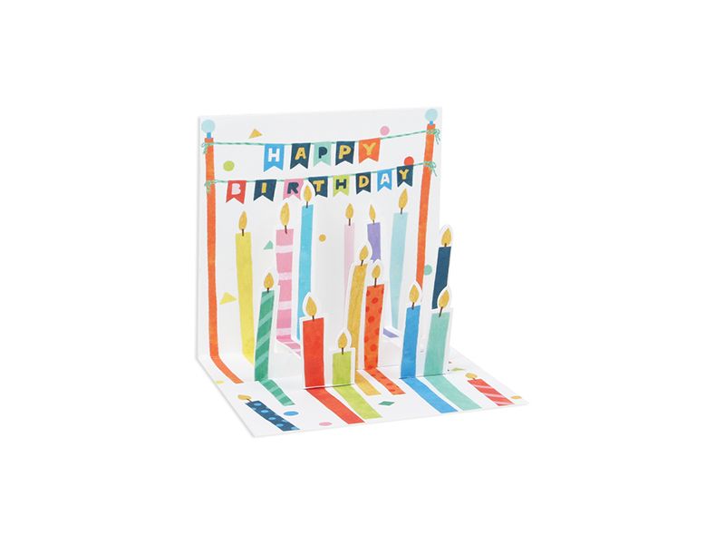 Mini Pop Up Card, Lots of Candles