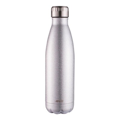 Fluid Bottle 500ml - Glitter Silver