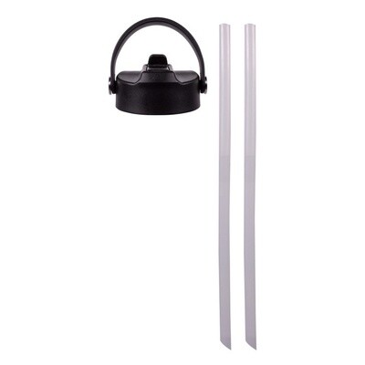 HydroSport Spare Sipper Lid with Two Straws