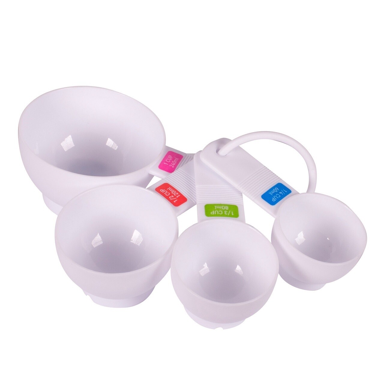 Plastic Measuring Cups - Set Of 4