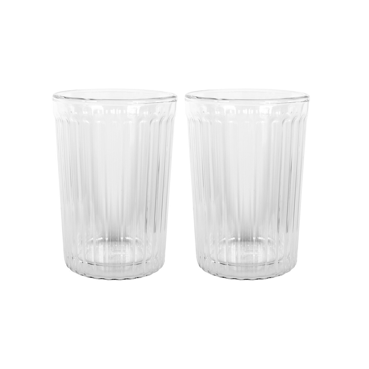Rigato Double Wall Glass - Set of 2, 350ml