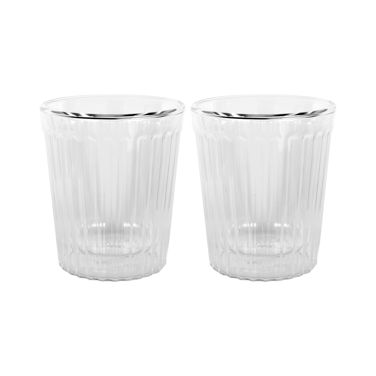 Rigato Double Wall Glass - Set of 2, 250ml
