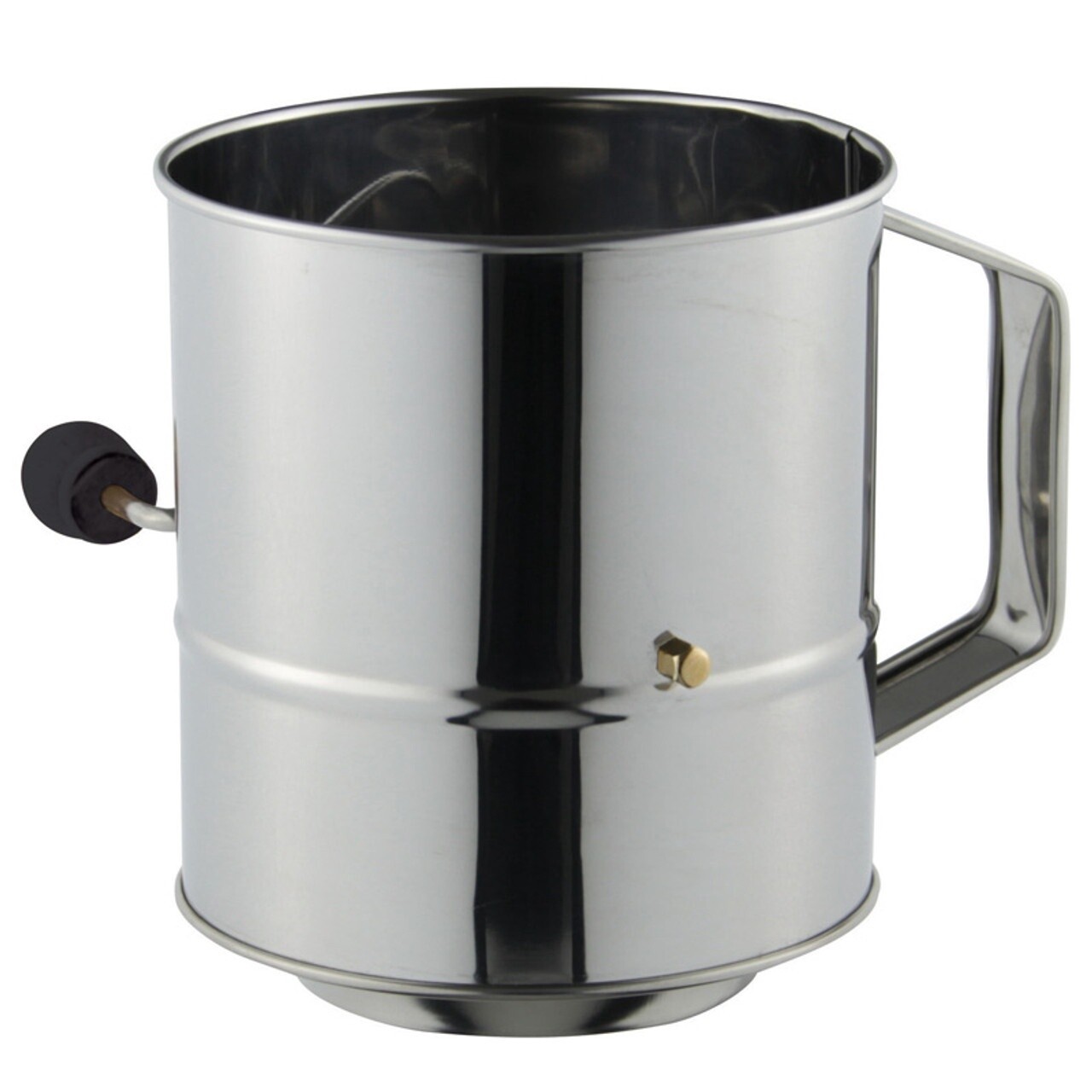 S/S Crank Handle Flour Sifter-5Cp