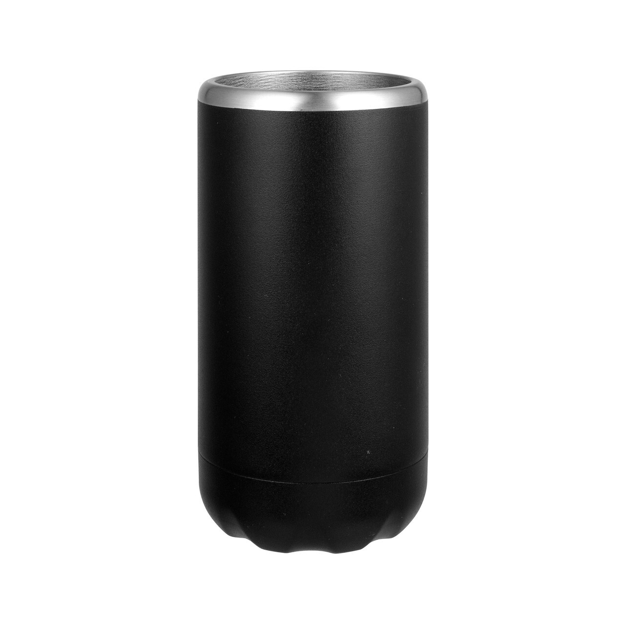Slim Double Wall Insulated Can &amp; Stubbie Holder- Black