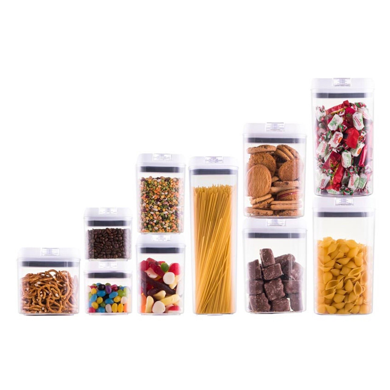 Flip Top Storage Container 10 Piece Set