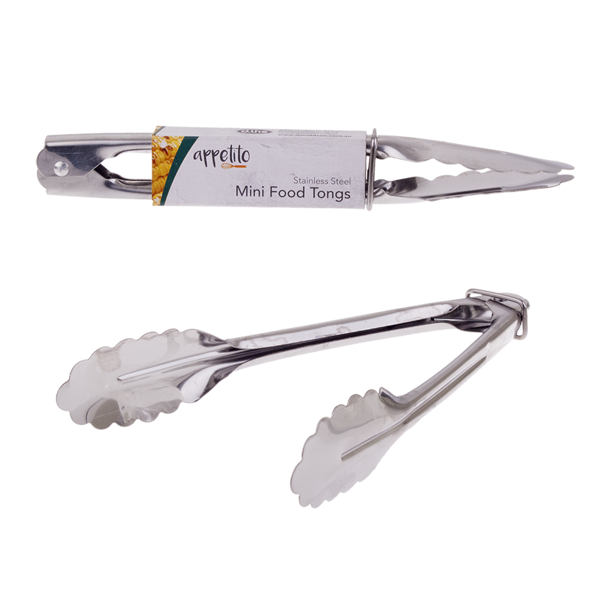 18Cm Stainless Steel Mini Tongs
