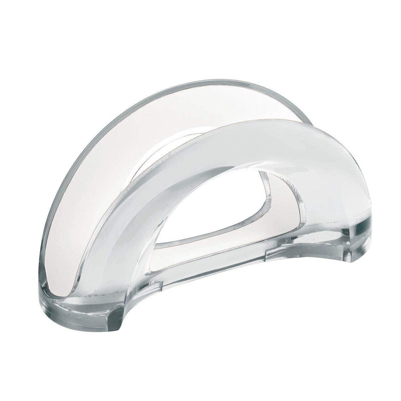 Two tone table napkin holder - white