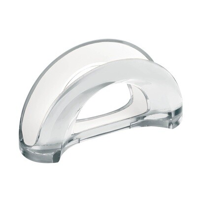 Two tone table napkin holder - white