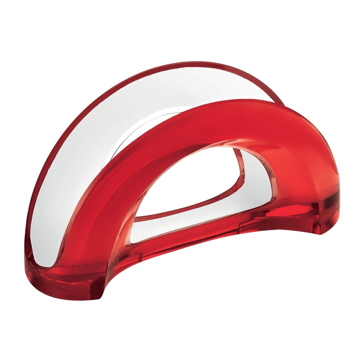 Two tone Table napkin holder - red